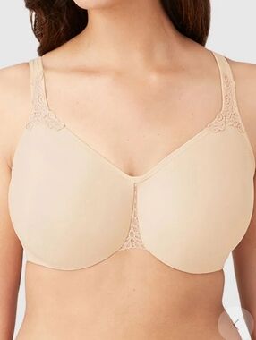 Wacoal Bodysuede Ultra Full Figure Seamless Underwire Bra Size 44D New